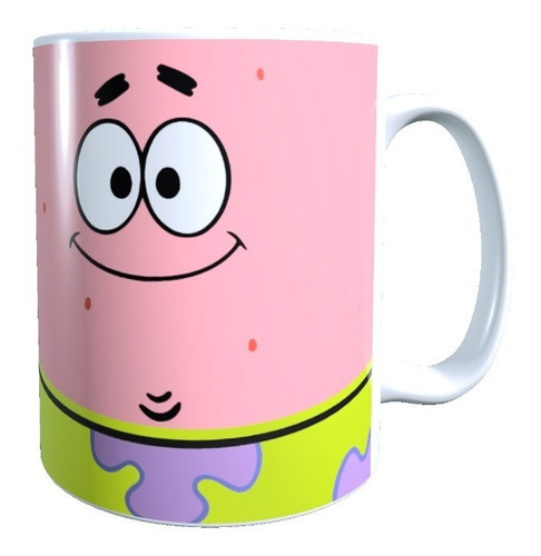 Taza - Tazón Diseño Patricio Estrella, Bob Esponja 320 Cc