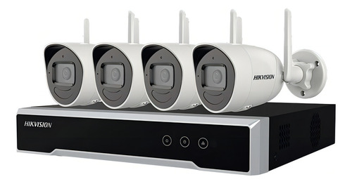Kit 4 Camaras Vigilancia Wifi Inalambricas 2mpx Nvr Y Disco