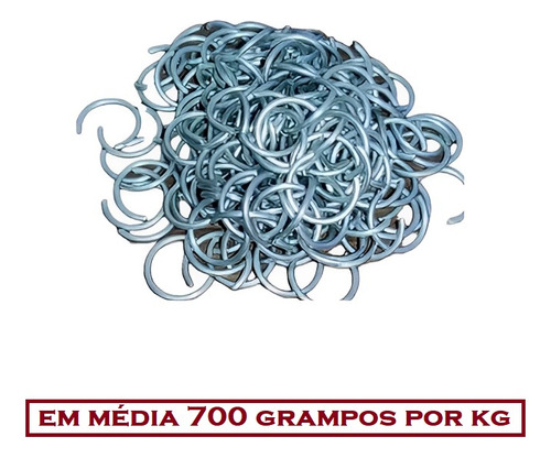 Grampo Estofador Tapeceiro Concertina Tapeçaria Tipo C 5kg