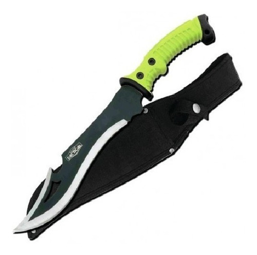 Machete Tactico Verde 15.5in Con Funda (rt-9006gn)