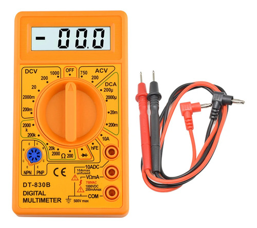 Multimero Digital Con Buzzer Voltaje Ca Y Dc