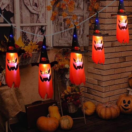 10 Piezas De Decoración De Luz De Halloween Lámpara De