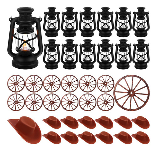 Farol De Cuatro Ruedas Con Forma De Sombrero De Vaquero Adec