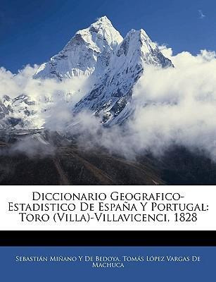 Libro Diccionario Geografico-estadistico De Espana Y Port...