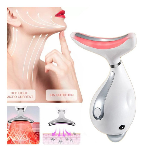 Lazhu Led Masajeador Facial Calefacción Fototerapia