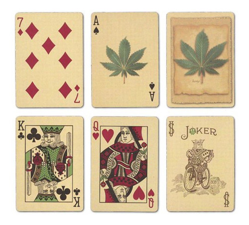 Baraja Bicycle Hemp Mazo Cartas Profesional Original Diseño
