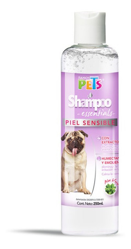 Shampoo Essentials Perro Piel Sensible 250ml Aloe Fancy Pets