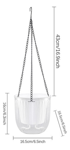 Cesta Para Macetero Para Colgar En La Pared Maceta Transpare