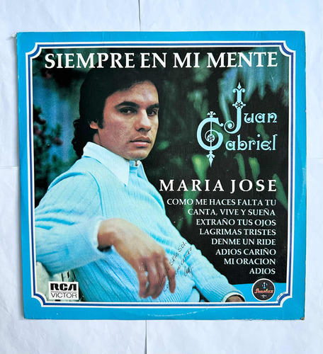 Juan Gabriel Lp Siempre En Mi Mente Hecho En Colombia