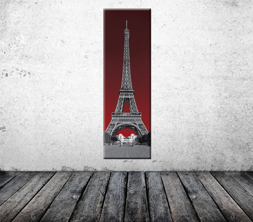 Cuadro Torre Eiffel Francia- Blackout -25x90 Cm