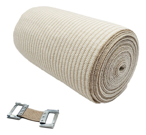 Venda Flebologica Elástica Varices Pierna 10 Cm X 5 Mts Beige