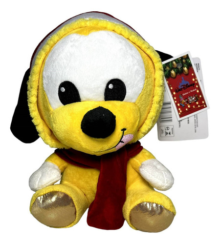 Edição Natal - Boneco De Pelúcia Cachorro Cão Pluto Disney
