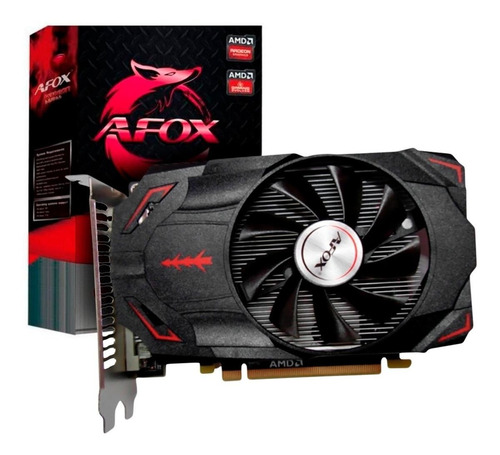 Imagem 2 de 2 de Placa de vídeo AMD Afox Radeon RX 500 Series RX 550 AFRX550-4096D5H3 4GB