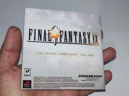 Chrono Cross Playstation Midia Preta Com Manual