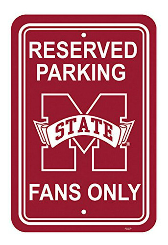 Señal De Estacionamiento Mississippi State Bulldogs.