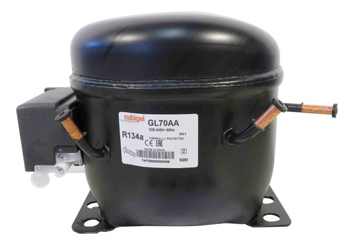 Compresor Heladera Familiar Cubigel Gl70 1/5 Hp R134a 220v