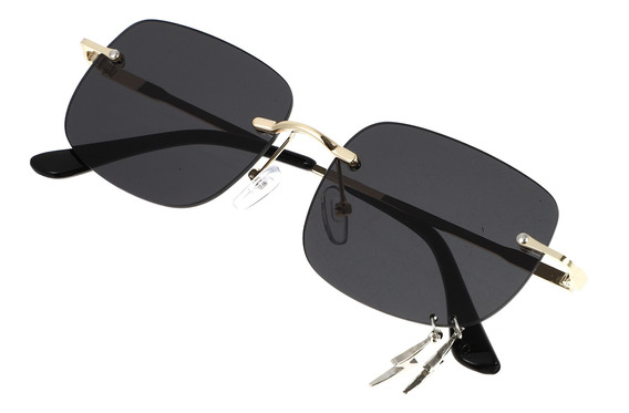 Sharplace Gafas de Glitter Cristal Negro Anteojos Unisex Cumpleaños Fiestas Disfraz Accesorios de Juego de rol Negro 30 