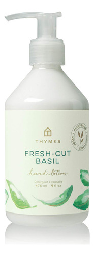 Thymes Locion De Manos - 9 Fl Oz - Albahaca Recien Cortada