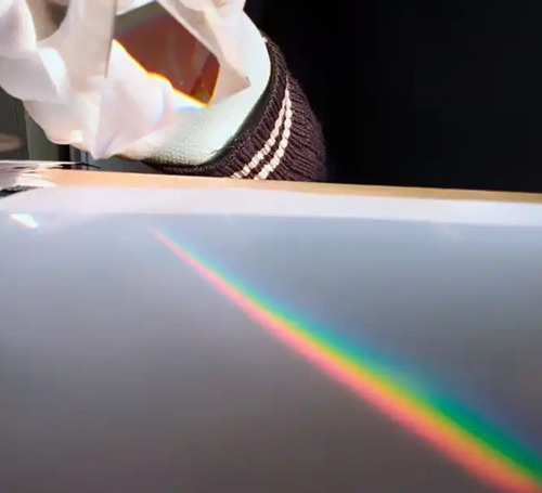 Pirámide Arcoiris Refracción Luz Ciencia Prisma 40x40x40mm