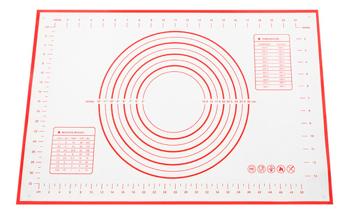 Almohadilla Roja Para Hornear, Utensilios De Cocina, Silicon