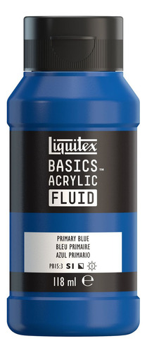 Tinta Acrílica Liquitex Basics Fluid 118ml Primary Blue