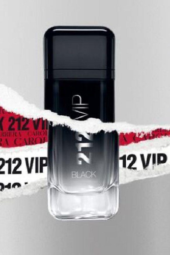 Carolina Herrera 212 Black Men Set 3pzs Hombre/caballero