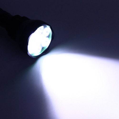 A Linterna Brillante De 9 Led, 10000 Lm, 5 Modos De