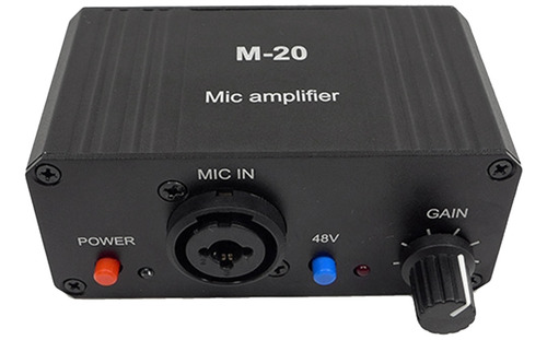 Amplificador De Micrófono De Condensador Dinámico M-20 Para