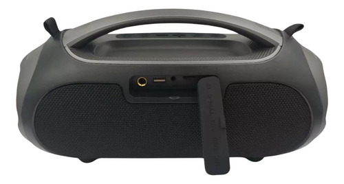 Caixa De Som Potente Sem Fio Impermeável Bluetooth 60w Agold Cor Preto 127/220v
