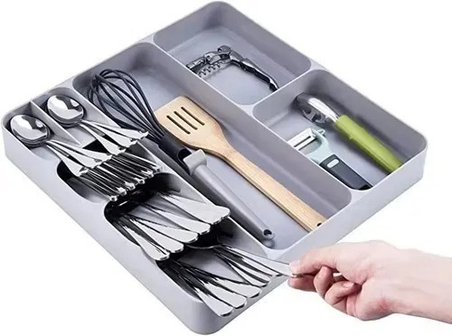 Organizador De Cubiertos Y Utensilios De Cajón Para Cocina