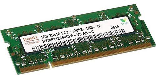 Memoria Ram De Laptop 1gb/ 667mhz/ Pc2 5300s Hynix 