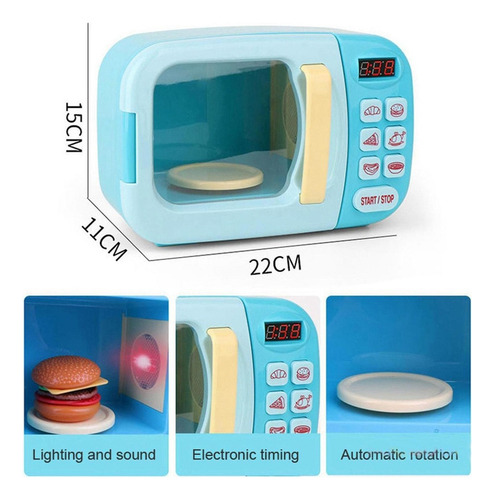 / Juego De Horno De Microondas Electrónico Infantil 31