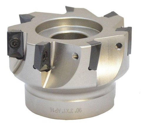 90 Grado Indexable Cara Molino Cortador 3 X 1 7 Flauta Cnc
