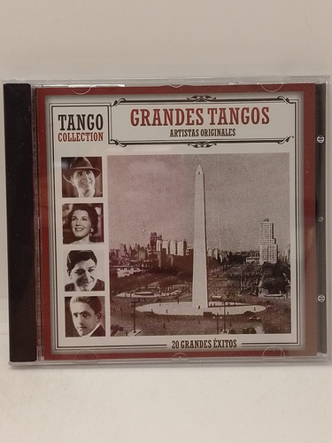 Grandes Tangos 20 Grandes Éxitos Rgs Cd Nuevo
