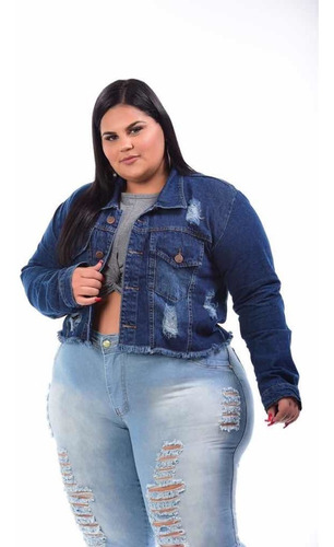 casaco feminino plus size mercado livre