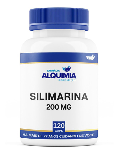 Silimarina 200 Mg 120 Cápsulas Pronta Entrega Original