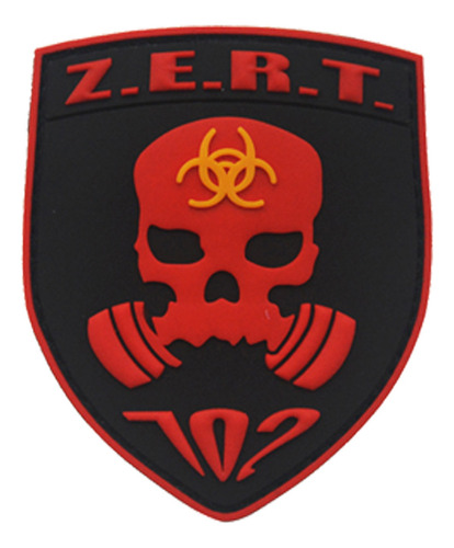 Parche Zert Radiactivo Zombie Militar Tactico Gotcha Airsoft