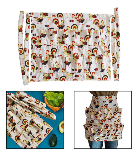 Delantal Recolector De Huevos Uniforme Para Ama De Casa Chef