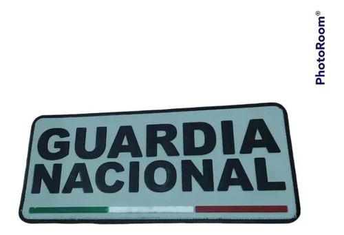 Parche Gn Guardia Nacional 23cm Con Velcro Militar Insignia