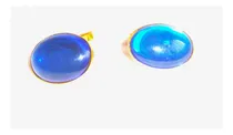 Comprar Gemelos Piedra Azul Y Oro Enchapado