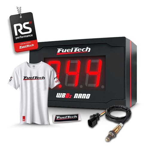 Fueltech Wideband Nano Com Sonda Bosch 4,5 Metros Wide Band