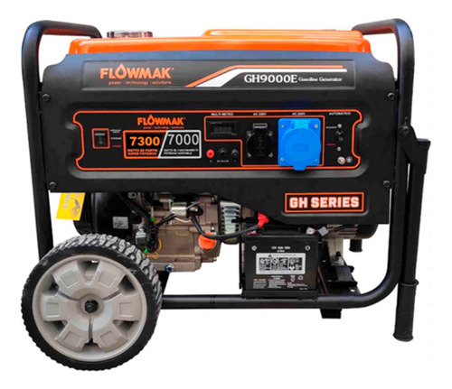 Generador 7kva 220v Gasolina Gh9000e Flowmak