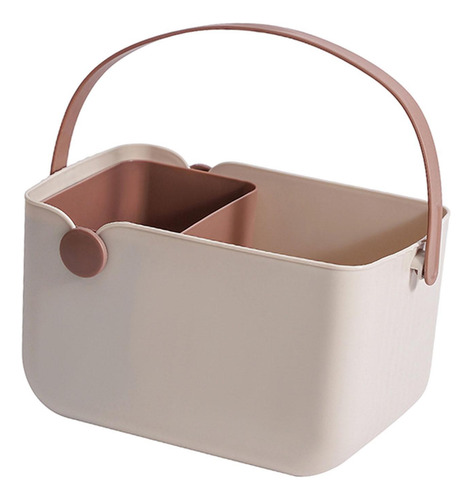 Bolsa De Almacenamiento Para Ducha, Cesta Abierta, Beige