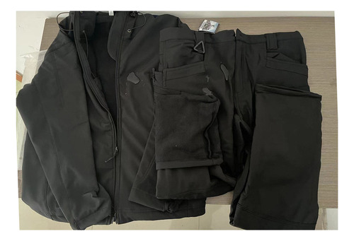 Jaquetas Táticas Hombre Conjunto De Chándales Impermeáveis