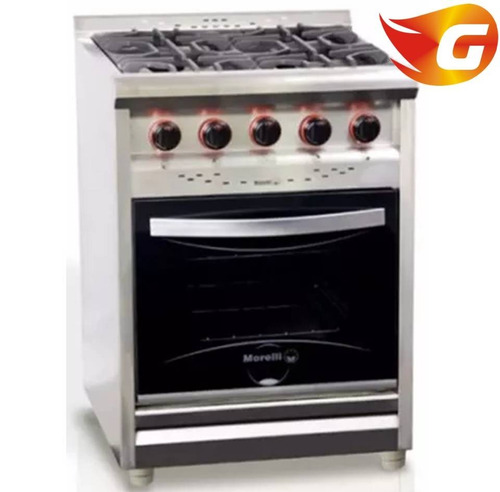 Cocina Morelli 60 600 Puerta Vidrio Reja Vitrificada Z/sur