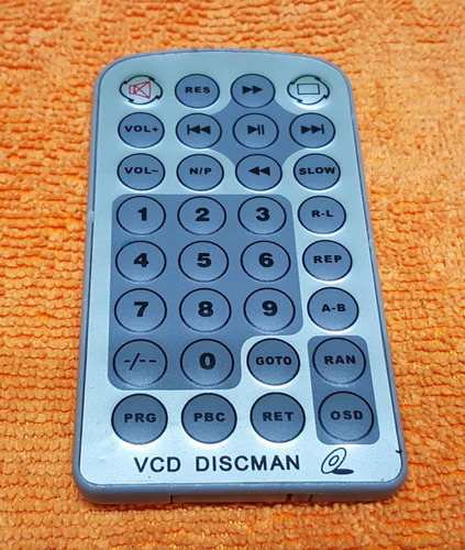 Control Remoto Vcd Para Discman