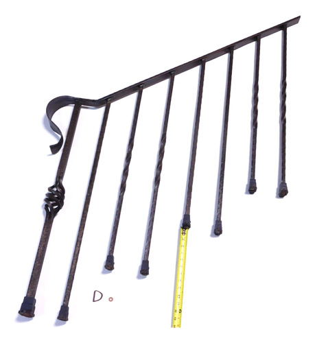 New Old Stock Vintage Wrought Iron Staircase Baluster Ra Yyh