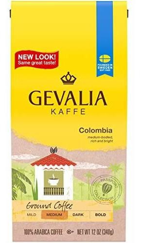 Gevalia Colombia Mezcla De Café Tostado Molido (12 Oz Bolsa,