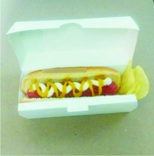 Caja Hot Dog