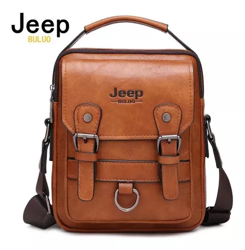 Inflar Desviar Reino Bolso Bandolera Para Hombre Jeep Buluo De Viaje De Piel Divi | Meses sin  intereses